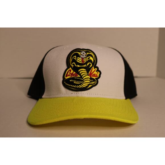 Cobra Kai No Mercy Embroidered Curved Bill Snapback - Picture 1 of 7